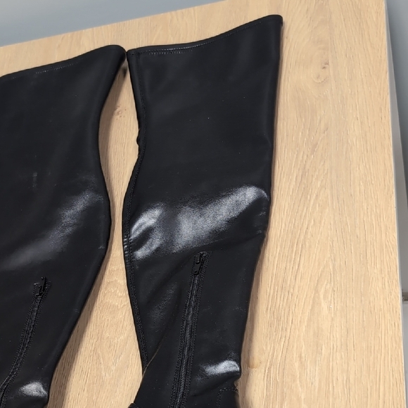 Open Edit Briar Size 6.5M Black Over-the-Knee Boots. New Without Box - Picture 11 of 16